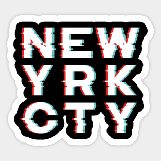 New york city NYC- brooklyn,staten island,manhattan,queens,bronx Sticker